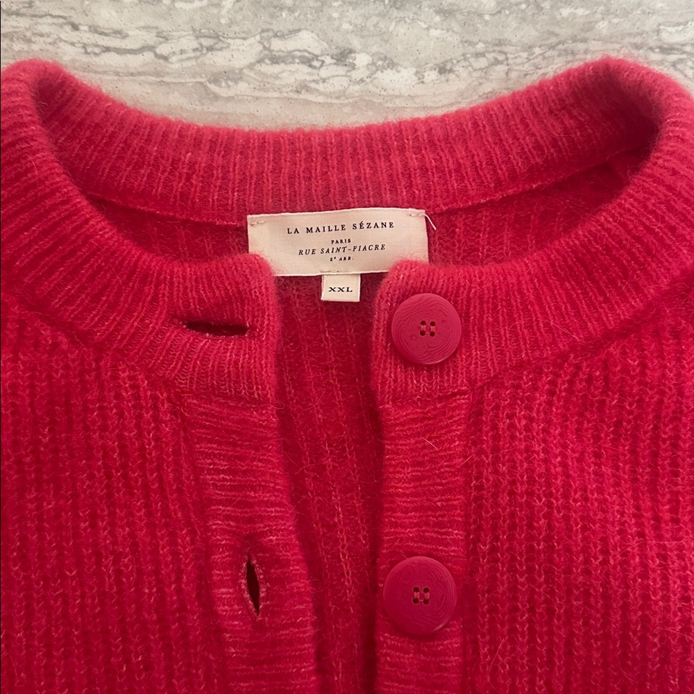 Sezane Othello Candy Pink XXL. Worn once excellent condition. Archive color.